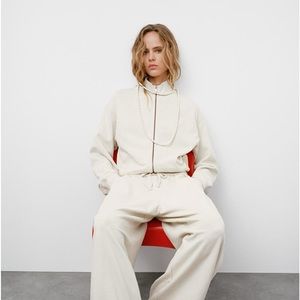 ZARA Lounge Zip Sweatshirt